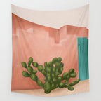 Strong Desert Cactus Wall Tapestry Gallery Image 4