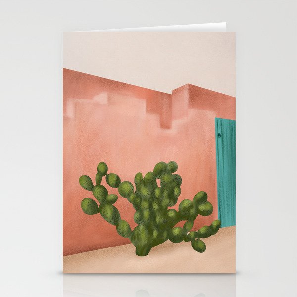 Strong Desert Cactus Stationery Card Gallery Image 1