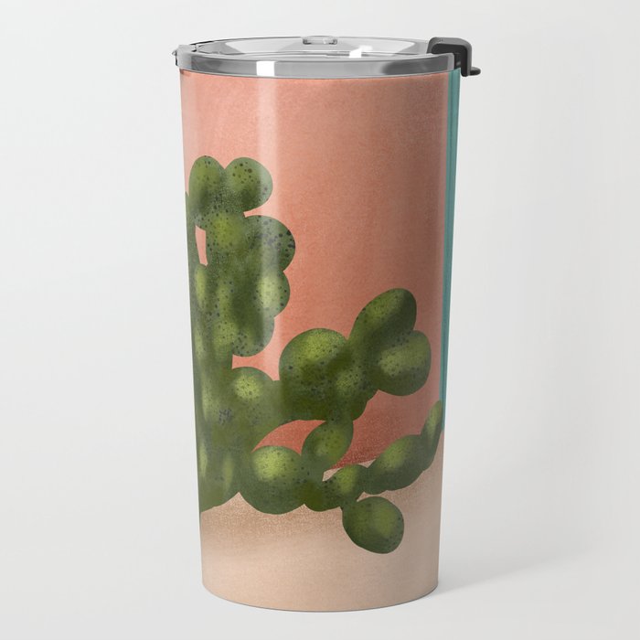 Strong Desert Cactus Travel Mug Gallery Image 2