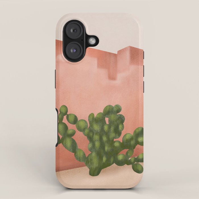 Strong Desert Cactus iPhone Case Gallery Image 1