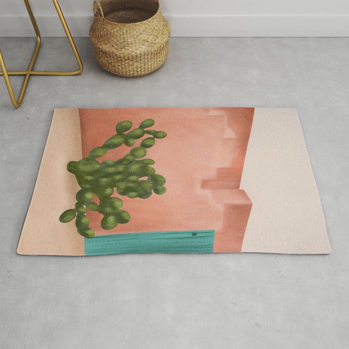 Strong Desert Cactus Rug Gallery Image 1