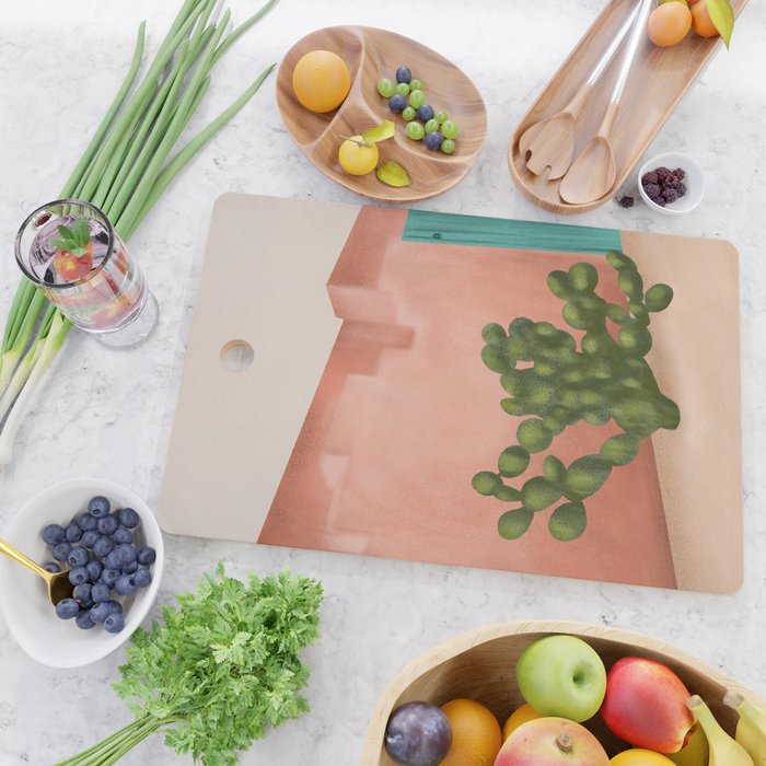 Strong Desert Cactus Cutting Board Gallery Image 2
