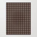 Gingham Plaid Pattern - Earthy Brown Notebook Gallery Image 4
