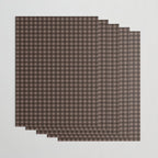 Gingham Plaid Pattern - Earthy Brown Wrapping Paper Gallery Image 3