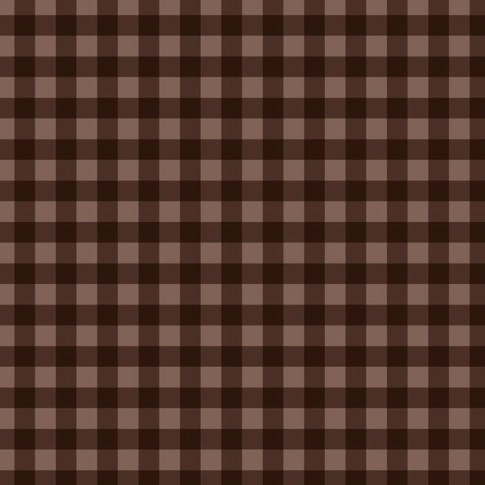 Gingham Plaid Pattern - Earthy Brown Coffee Mug Gallery Image 2