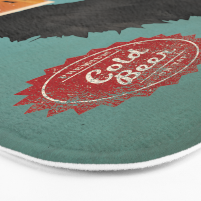 Goldendoodle Labradoodle Beer Bath Mat Gallery Image 3