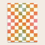 Rainbow Checkered Print in Cream Notebook Gallery Image 4