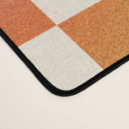 Rainbow Checkered Print in Cream Desk Mat Gallery Image 4