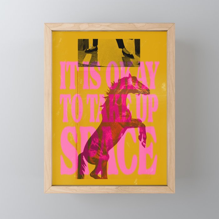 Take Up Space Mini Art Print Gallery Image 1