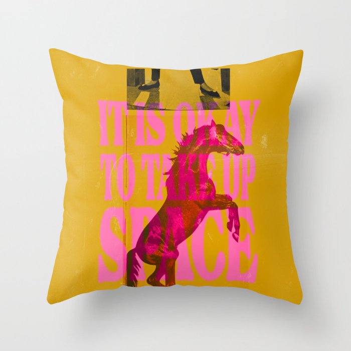 Take Up Space Throw Pillow Gallery Image 6