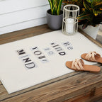 Be kind to your mind / Daily Reminder #5 Outdoor Rug Gallery Image 2