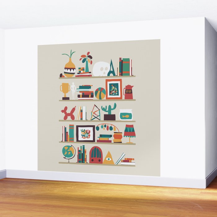 The shelf Wall Mural Gallery Image 2