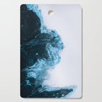 Abstract Lake in Iceland Cutting Board Gallery Image 1