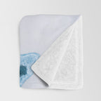 Abstract Lake in Iceland Throw Blanket Gallery Image 3