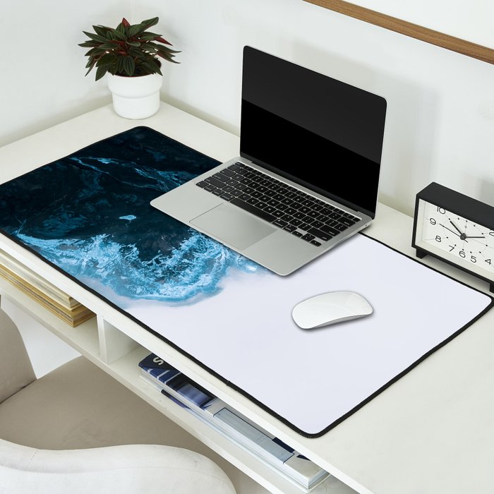 Abstract Lake in Iceland Desk Mat Gallery Image 2