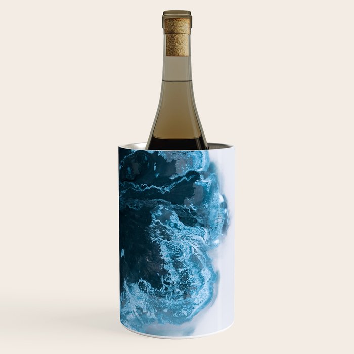 Abstract Lake in Iceland Wine Chiller Gallery Image 1