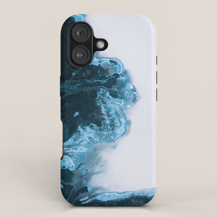 Abstract Lake in Iceland iPhone Case Gallery Image 1