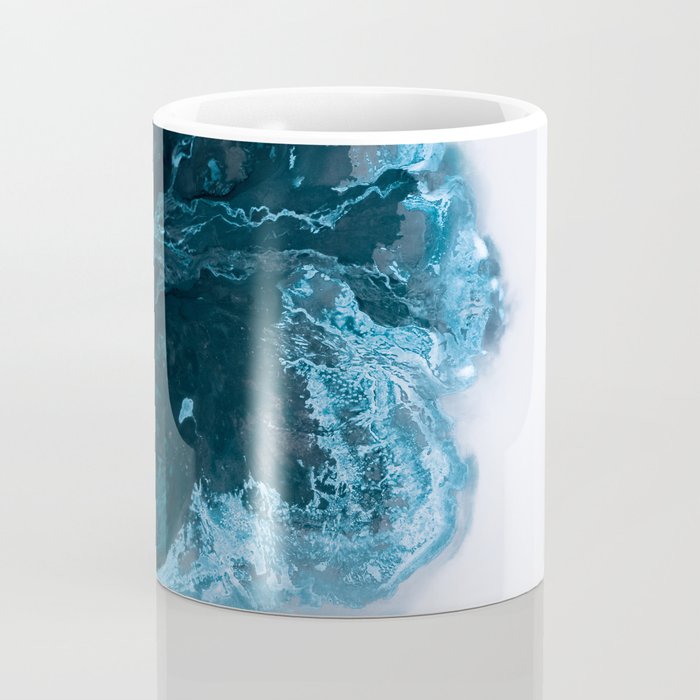 Abstract Lake in Iceland Coffee Mug Gallery Image 4
