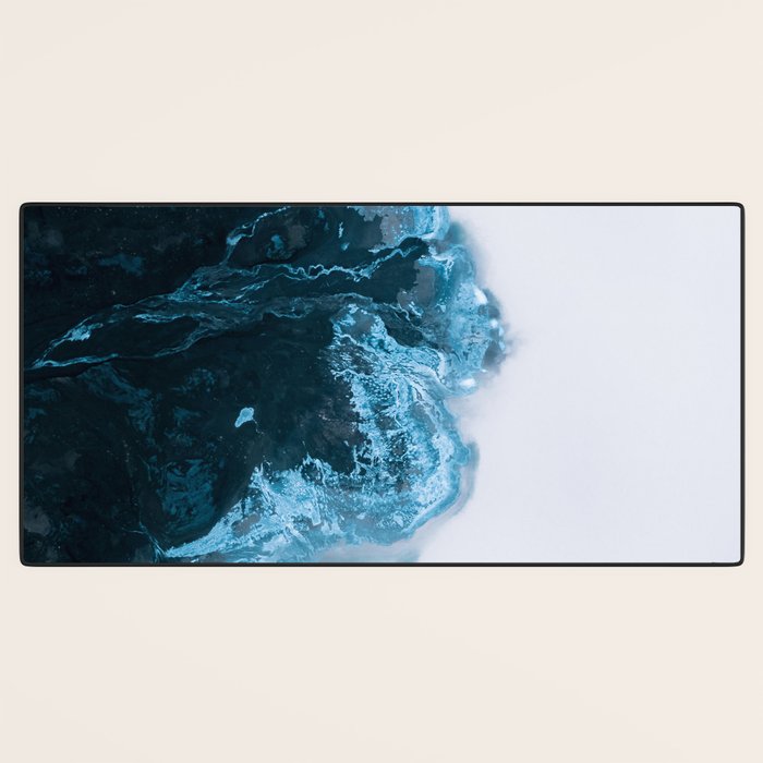 Abstract Lake in Iceland Desk Mat Gallery Image 3