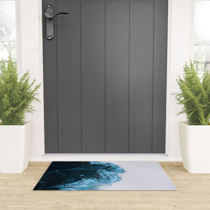 Abstract Lake in Iceland Welcome Mat Gallery Image 3