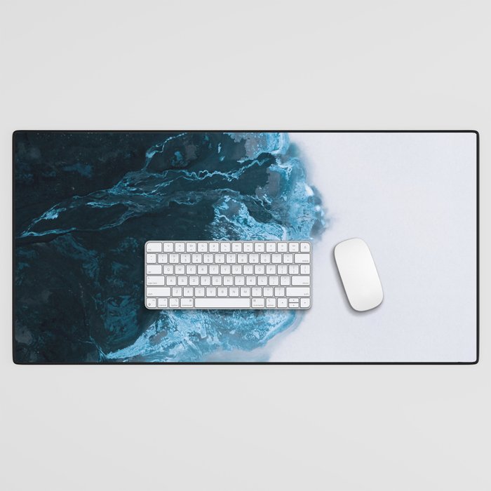 Abstract Lake in Iceland Desk Mat Gallery Image 1