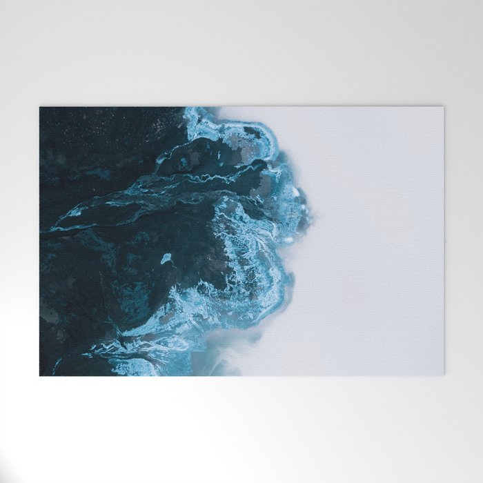 Abstract Lake in Iceland Welcome Mat Gallery Image 1