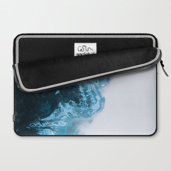 Abstract Lake in Iceland Laptop Sleeve Gallery Image 2