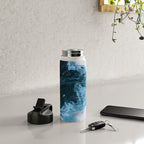 Abstract Lake in Iceland Water Bottle Gallery Image 4