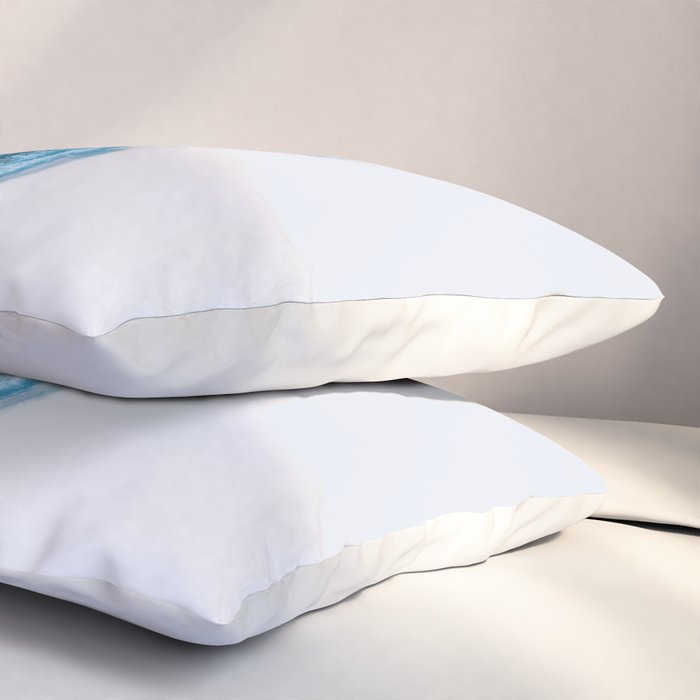 Abstract Lake in Iceland Pillow Sham Gallery Image 3