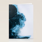 Abstract Lake in Iceland Stationery Card Gallery Image 2