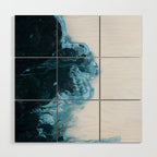 Abstract Lake in Iceland Wood Wall Art Gallery Image 1