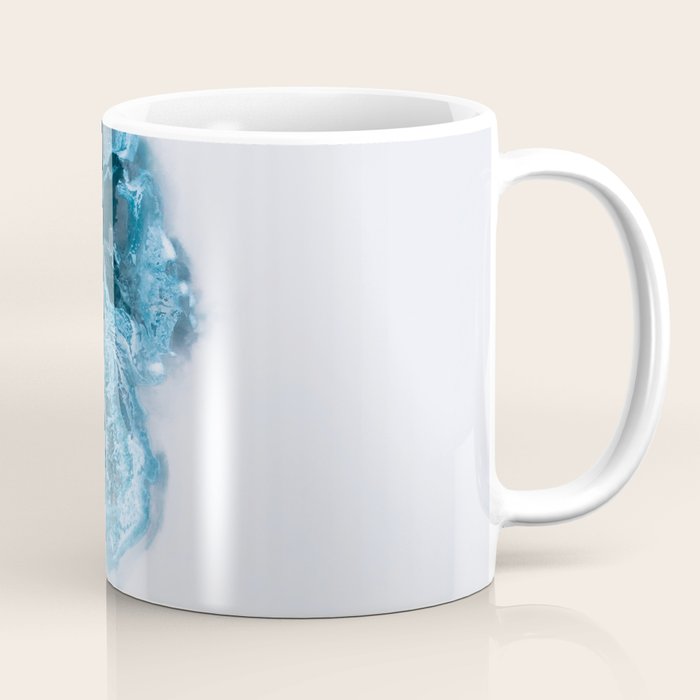 Abstract Lake in Iceland Coffee Mug Gallery Image 1