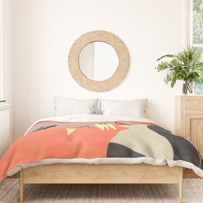 Girl Portrait 25 Duvet Cover Gallery Image 3