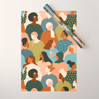 Women empowerment movement Wrapping Paper Gallery Image 1