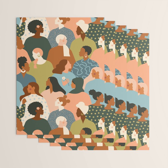 Women empowerment movement Wrapping Paper Gallery Image 3