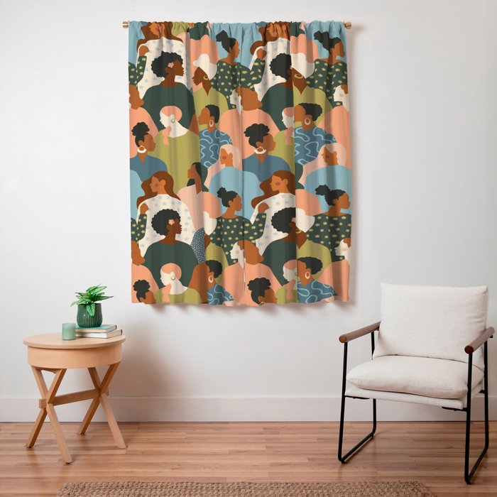 Women empowerment movement Window Curtain Gallery Image 7