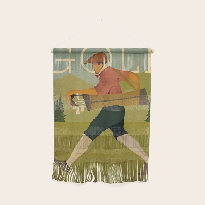 Vintage Golf Wall Hanging Gallery Image 1