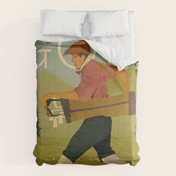 Vintage Golf Comforter Gallery Image 1