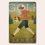 Vintage Golf Cutting Board Gallery Image 1