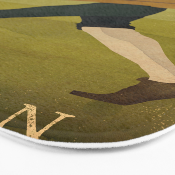 Vintage Golf Bath Mat Gallery Image 3