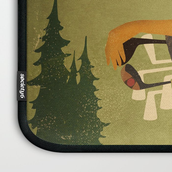 Vintage Golf Laptop Sleeve Gallery Image 3