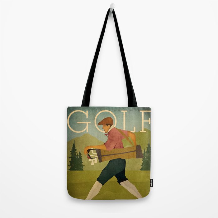 Vintage Golf Tote Bag Gallery Image 2