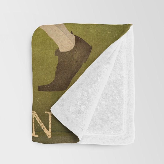 Vintage Golf Throw Blanket Gallery Image 3