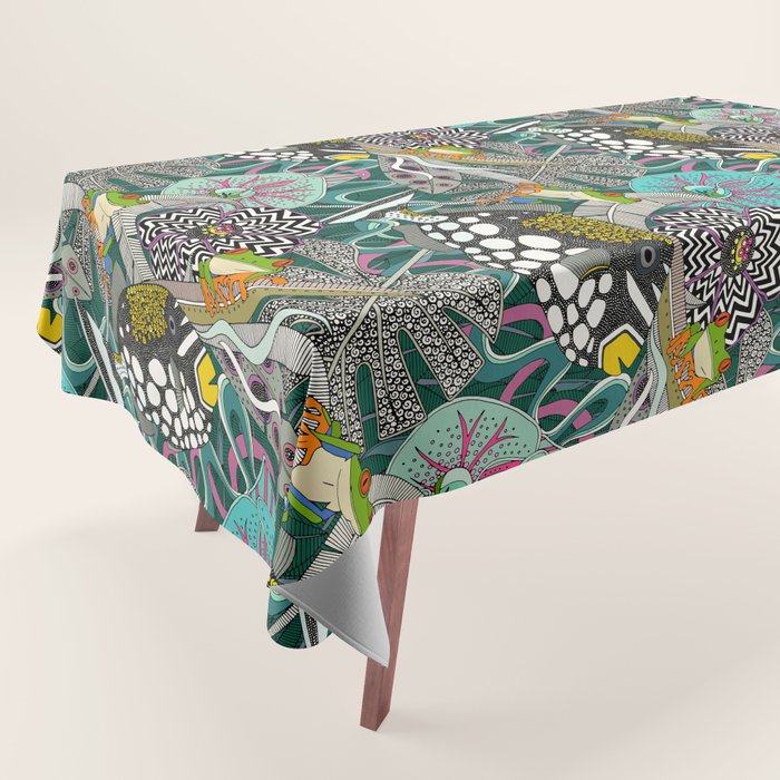 ASHA green Tablecloth Gallery Image 1