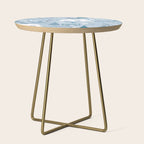 Scandinavian style festive winter animals blue Side Table Gallery Image 1