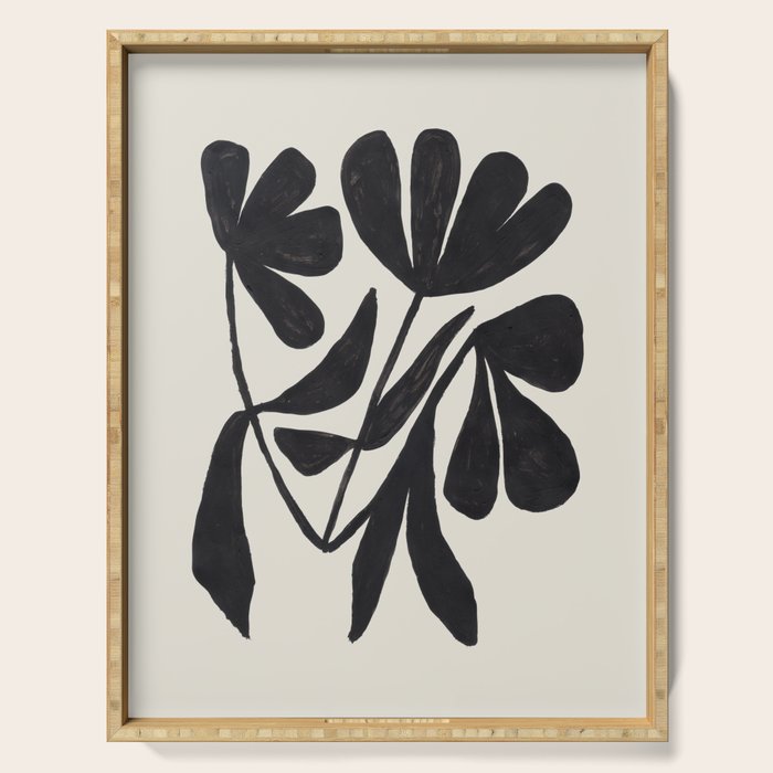 Tulip Fossil  Serving Tray Gallery Image 1
