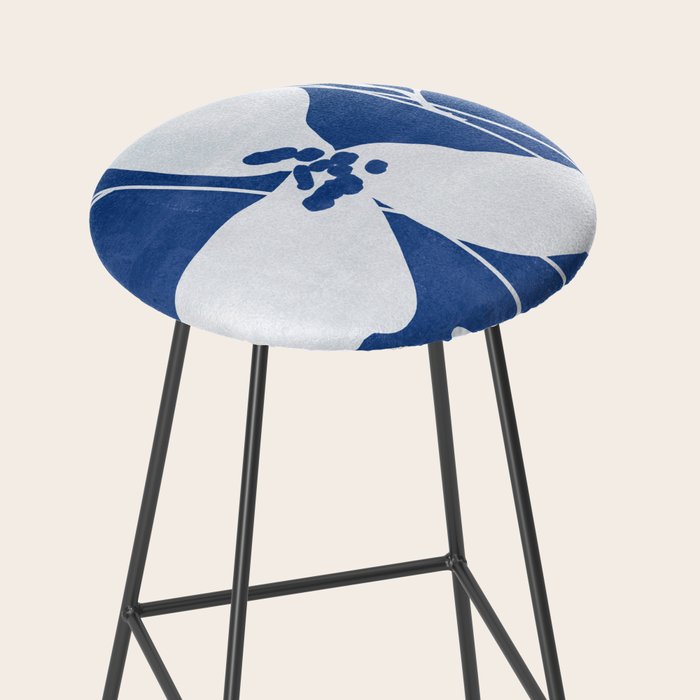 Abstract Minimal Flowers 4/Blue Stool Gallery Image 2