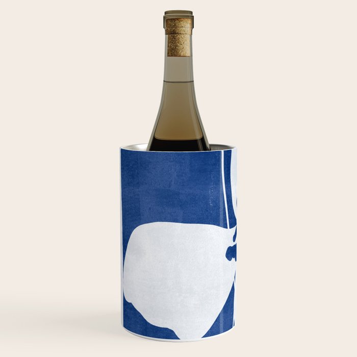 Abstract Minimal Flowers 4/Blue Wine Chiller Gallery Image 2