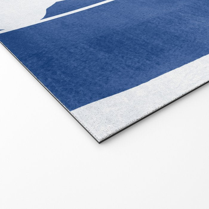 Abstract Minimal Flowers 4/Blue Welcome Mat Gallery Image 2