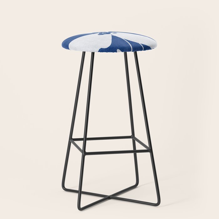 Abstract Minimal Flowers 4/Blue Stool Gallery Image 1